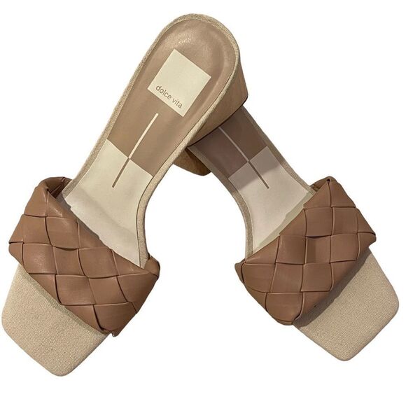 NWOT Dolce Vita Moly Heels in Color Cafe Stella - Picture 2 of 10